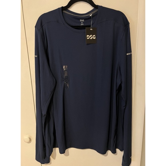 DSG Other - NWT DSG Men's Stride Long Sleeve‎ Run Tee Navy Blue Athletic Size XL Polyester
